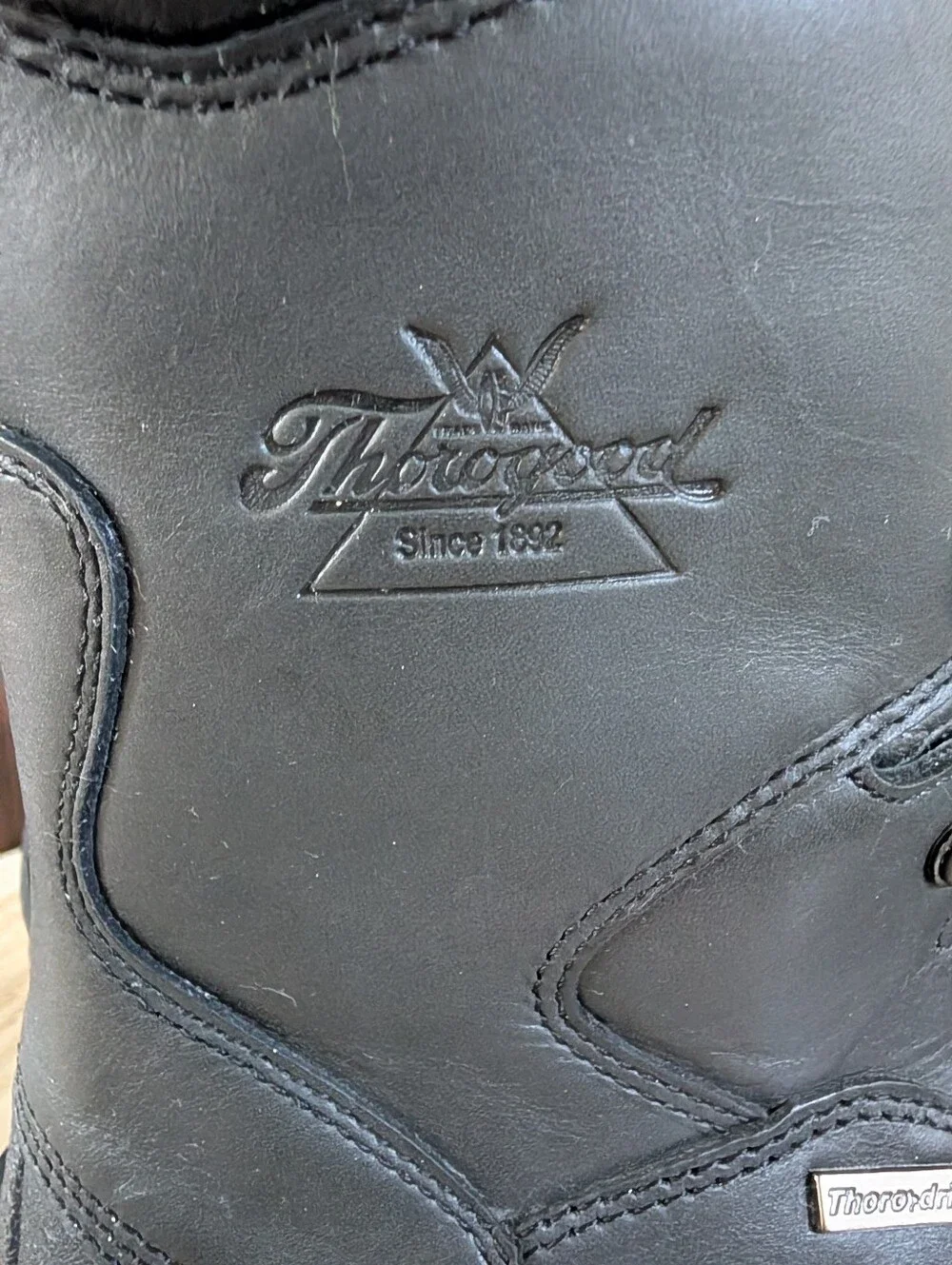 Thorogood Black 299 Railroad Steel Toe Waterproof 1000 g Thinsulate Boots Sz 13